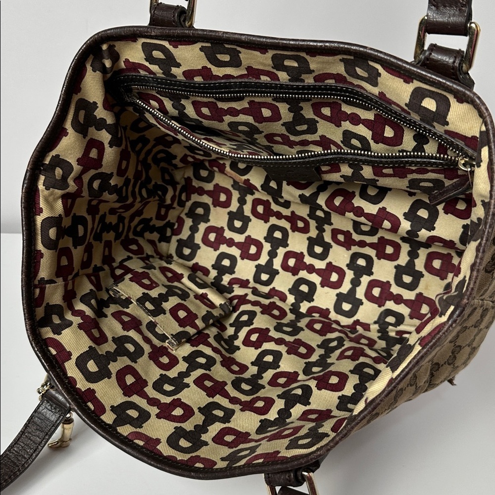 💯 Authentic Gucci Tote Bag with Cherryline🍀 - Picture 3 of 17